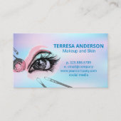 メイクアップブラシとブラシ 名刺 (正面)