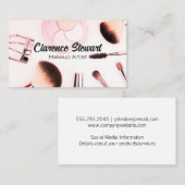 メイクアップブラシと美しいキット 名刺 (正面/裏面)