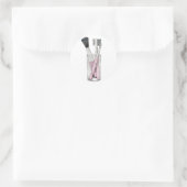 メイクアップブラシステッカー ラウンドシール (バッグ)