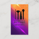 メイクアップブラシセット | グラデモダンィティカラフル 名刺 (正面)