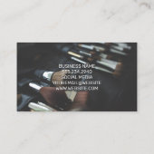 メイクアップブラシセット | メイクアップブラシアイコン 名刺 (裏面)