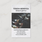 メイクアップブラシセット 名刺 (正面)