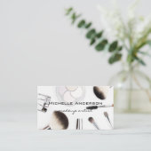 メイクアップブラシ付属品 | 化粧品 名刺 (スタンド正面)