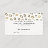 メイクアップブラシ | キスステインパターン 予約カード (裏面)