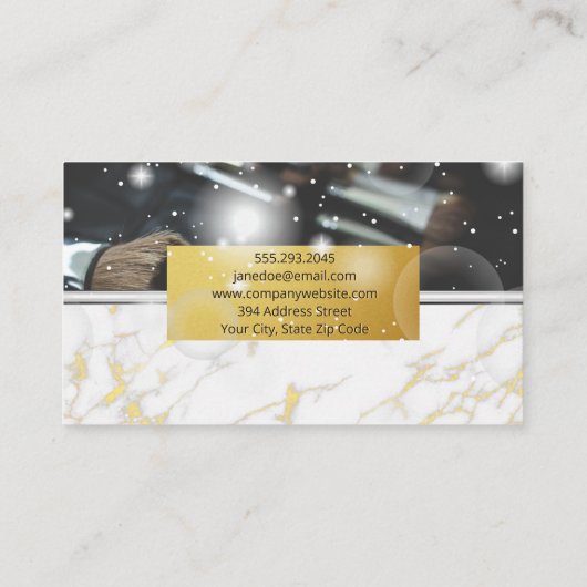 メイクアップブラシ |グロー 名刺 (裏面)