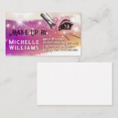 メイクアップブラシ |スターダストきらめく 名刺 (正面/裏面)