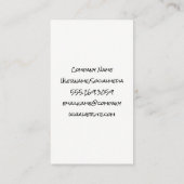 メイクアップブラシ |スパークリー《写真》ぼけ味名刺 名刺 (裏面)