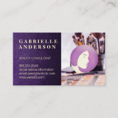 メイクアップブラシ | ビューティー | 化粧品 名刺 (正面)