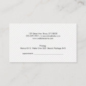 メイクアップブラシ |メイクアップアーティスト 予約カード (裏面)