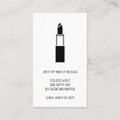 メイクアップブラシ |メイクアップアーティスト 名刺 (裏面)