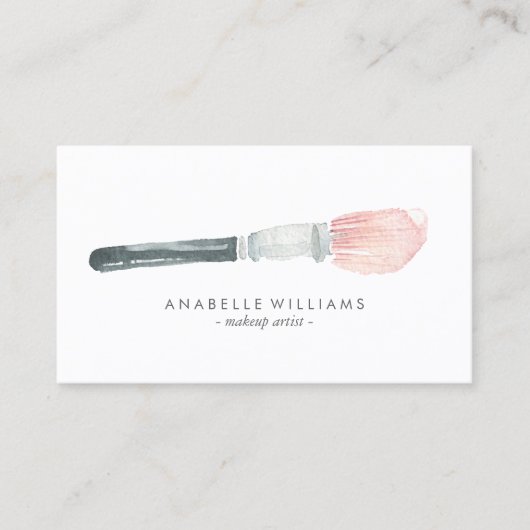 メイクアップブラシ 名刺 (正面)