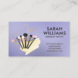 メイクアップブラシ 女性の美 名刺