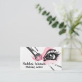 メイクアップブラシ |目の点滅 予約カード (スタンド正面)