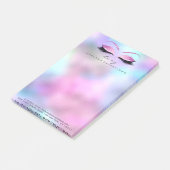 メイクアップブルーラッシュズバラ名くもの巣明るい赤紫色ピンク ポストイット (アングル)