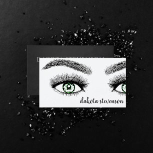 メイクアッププロフェッショナル Black Emerald Green Eyes 名刺