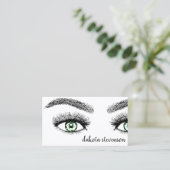 メイクアッププロフェッショナル | Black Emerald Green Eyes 名刺 (スタンド正面)