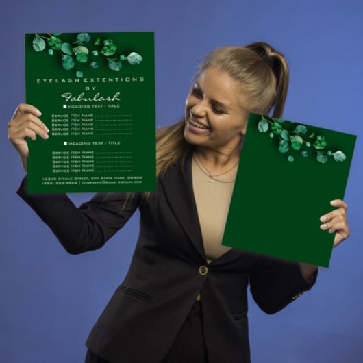 メイクアップヘアサロンウッドランドユーカリオーガニック チラシ