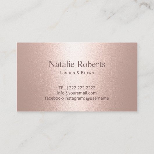 メイクアップヘアサロンシルバードリップバラ金ゴールドロイヤリティ ロイヤリティカード (裏面)