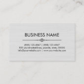 メイクアップヘアスタイルモダンブルー抽象芸術 名刺 (裏面)