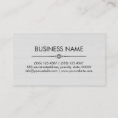 メイクアップヘアスタイルモダンレトロフローラルパターン#6 名刺 (裏面)