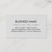 メイクアップヘアスタイルモダン抽象芸術アート#13 名刺 (裏面)