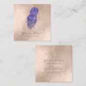 メイクアップヘアドライザーラッシュマーメイドスクエア スクエア名刺 (正面/裏面)