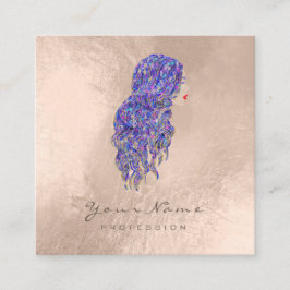 メイクアップヘアドライザーラッシュマーメイドスクエア スクエア名刺