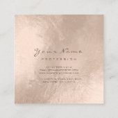 メイクアップヘアドライザーラッシュマーメイドスクエア スクエア名刺 (裏面)