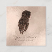 メイクアップヘアドライザーラッシュマーメイドスクエア スクエア名刺 (正面)