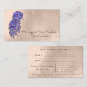 メイクアップヘアドレスラッシュマーメイドアポイントメントカード 予約カード (正面/裏面)