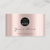 メイクアップヘアドレッサーバラモダンアポイントメントロゴ 予約カード (正面)