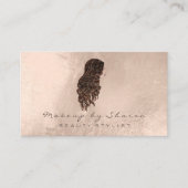 メイクアップヘアドレッサーラッシュマーメイドアイボリーブロンズ 名刺 (正面)