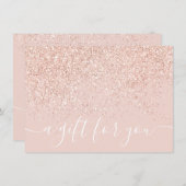 メイクアップヘアバラグリッターパステルギフト券 (正面/裏面)