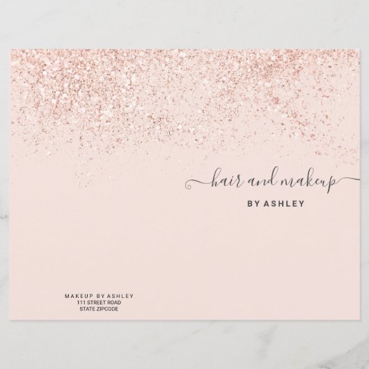 メイクアップヘアバラグリッターパステル赤面ピンク価格 (裏面)