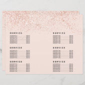 メイクアップヘアバラグリッターパステル赤面ピンク価格 (正面/裏面)