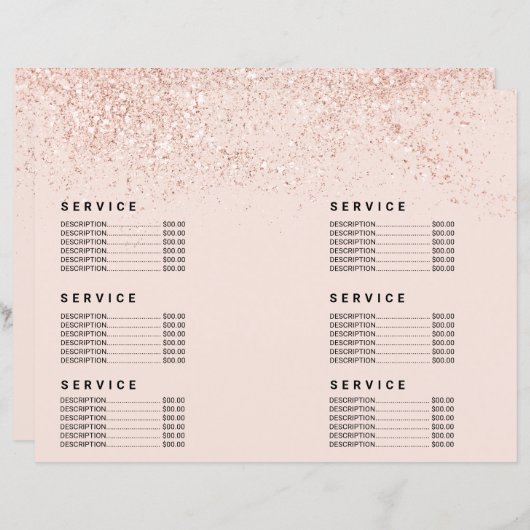 メイクアップヘアバラグリッターパステル赤面ピンク価格 (正面/裏面)