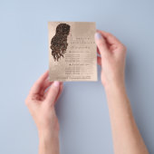 メイクアップヘア美しい価格リストフライヤーマーメイドカッパー チラシ (手)