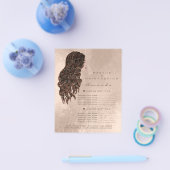 メイクアップヘア美しい価格リストフライヤーマーメイドカッパー チラシ (シングル)