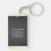 メイクアップモダンアーティストスタイリスト美しいサロンリップスティック キーホルダー (裏面)