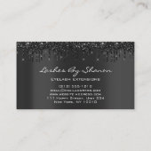 メイクアップラッシュアイラッシュブラックドリッププロフェッショナル 名刺 (裏面)