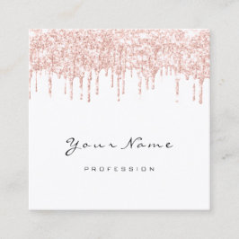 メイクアップラッシュイベントプランナーグリッタースパークスパーク スクエア名刺