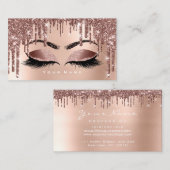 メイクアップラッシュグリッターバラ爪、 ネイルアイスキニー 名刺 (正面/裏面)