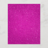 メイクアップラッシュ美しいサロングリッターフライヤーホットピンク チラシ (裏面)