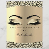 メイクアップラッシュ美しいダイヤモンドセピアフライヤー価格表 チラシ (裏面)