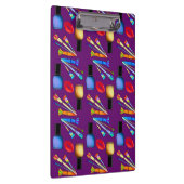 メイクアップリップスティック爪、 ネイルポリッシュユニークおもしろい クリップボード (右)