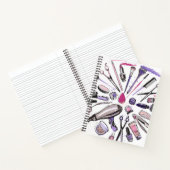 メイクアップ円デザイン ノートブック (内部)