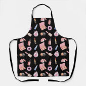 メイクアップ化粧品美しいパターン化粧品 エプロン (正面)