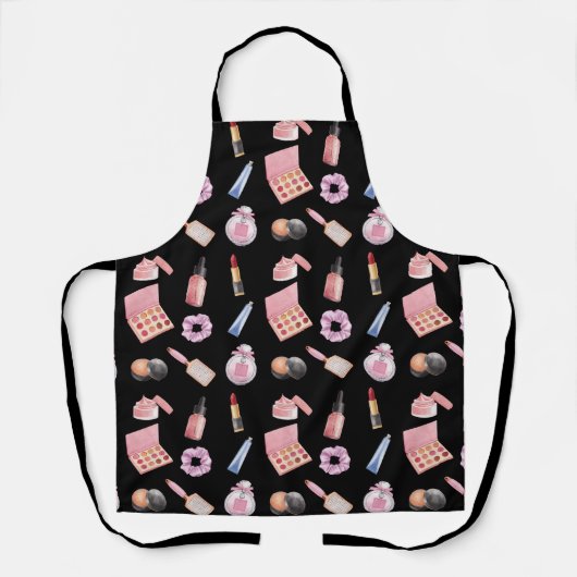 メイクアップ化粧品美しいパターン化粧品 エプロン (正面)