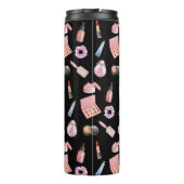 メイクアップ化粧品美しいパターン化粧品 タンブラー (裏面)