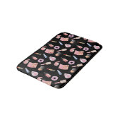 メイクアップ化粧品美しいパターン化粧品 バスマット (アングル)